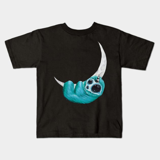 unislothonthemoon Kids T-Shirt by Artelies202